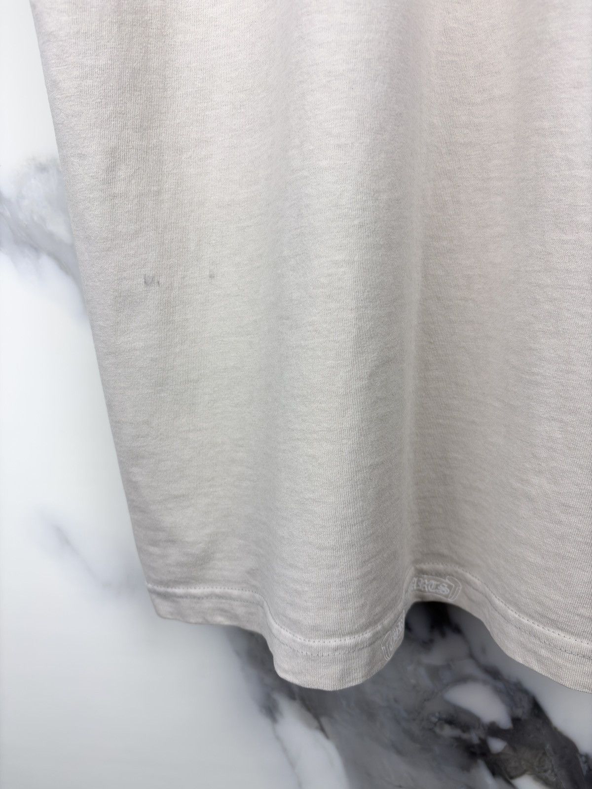 Chrome Hearts Chrome Hearts Vintage Faded Tan Scroll Logo Pocket Tshirt Size US L / EU 52-54 / 3 - 7 Thumbnail