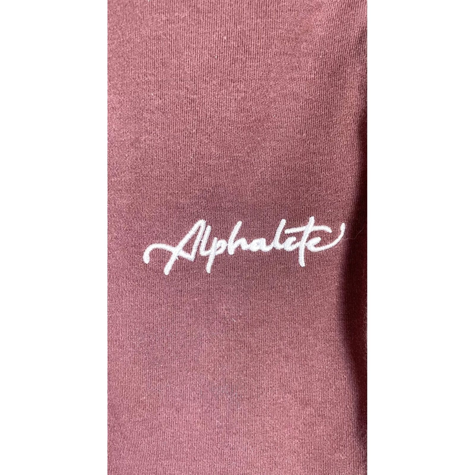 Vintage Alphalete Pants Mens Medium Brown Jersey Joggers Elastic Waist Pockets Athletic Size US M / EU 48-50 / 2 - 2 Thumbnail