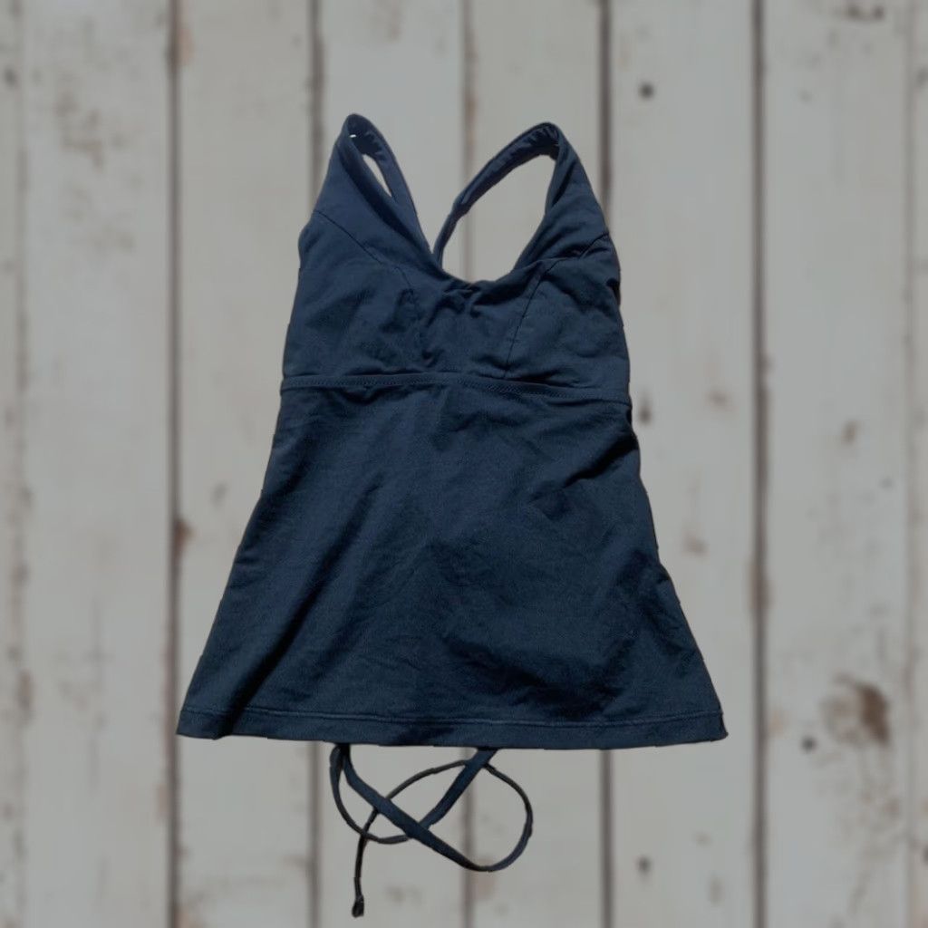 Athleta Athleta Tankini Top Swimsuit Black S Womens Regular Small Cover Up Tankini Top Size S / US 4 / IT 40 - 1 Thumbnail