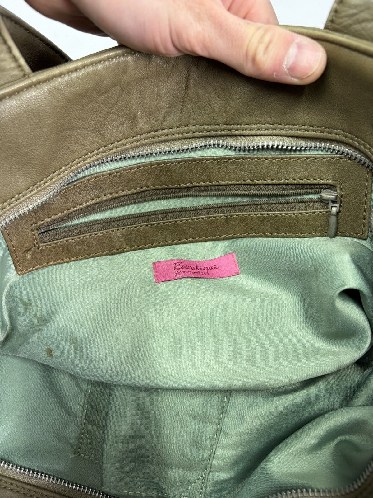 If Six Was Nine Vintage 00s If Six Was Nine Like Balenciaga Leather Bag Size ONE SIZE - 20 Thumbnail