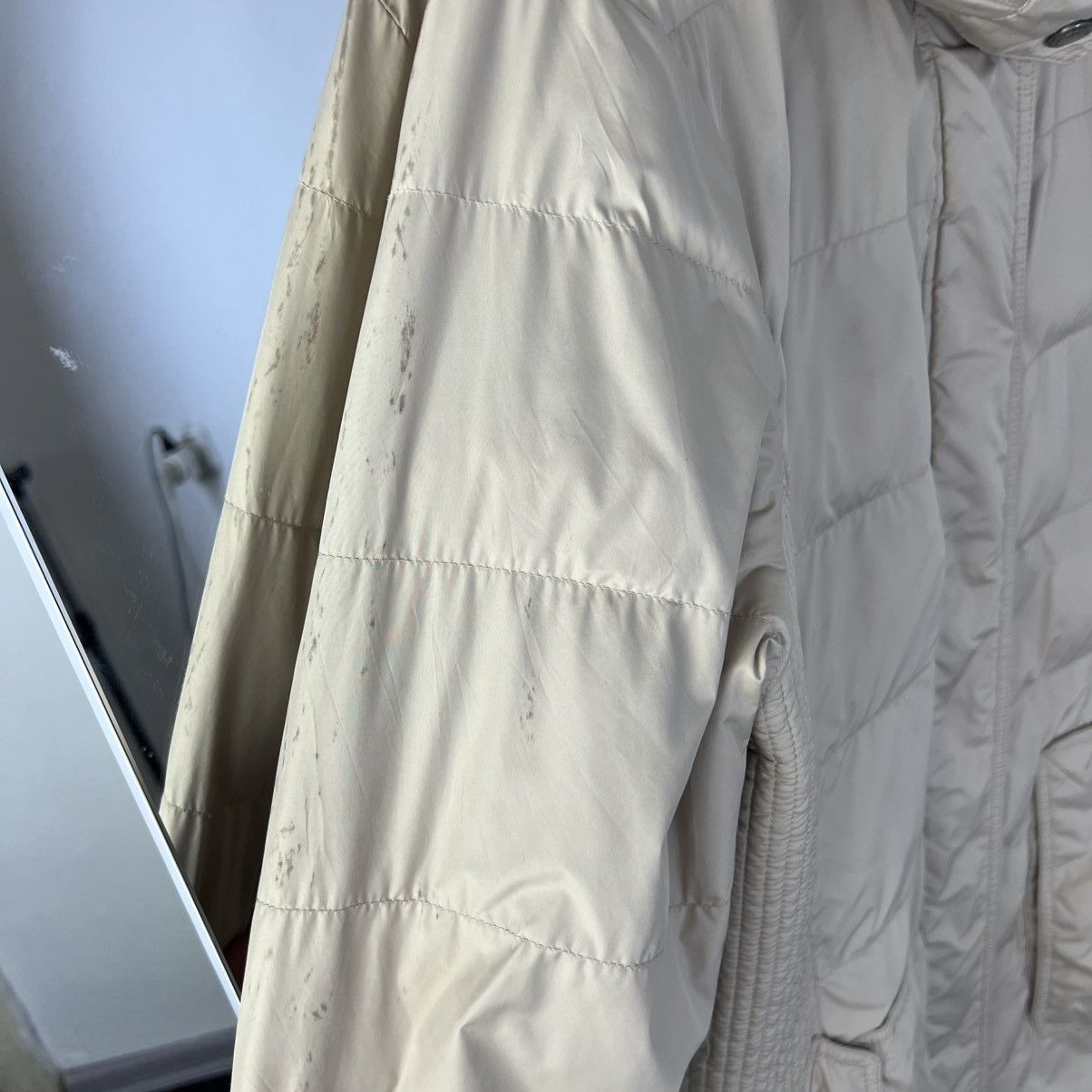 Burberry Luxury Burberry Brit Down Puffer Jacket Size L / US 10 / IT 46 - 4 Thumbnail