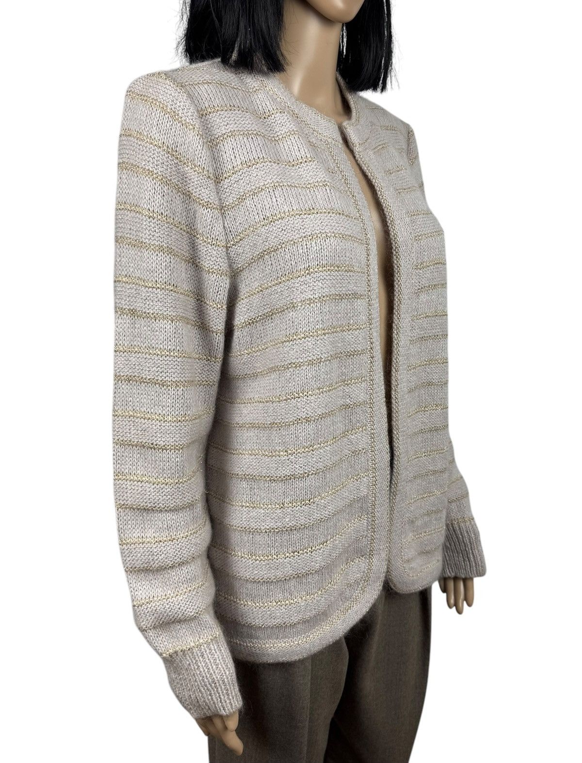 Escada × Vintage Escada Vintage Cardigan Knit Mohair West Germany DE40 IT46 Size L / US 10 / IT 46 - 3 Thumbnail