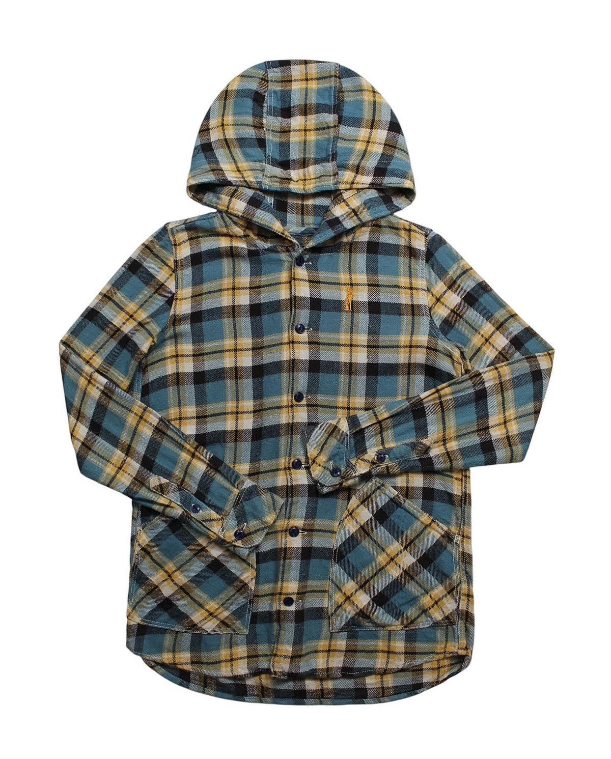 Hysteric Glamour 2000S HYSTERIC GLAMOUR TARTAN HOODED SHIRTS Size US M / EU 48-50 / 2 - 1 Thumbnail