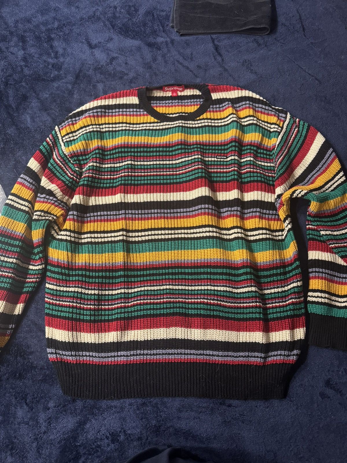 Supreme Supreme small box ribbed sweater | Grailed