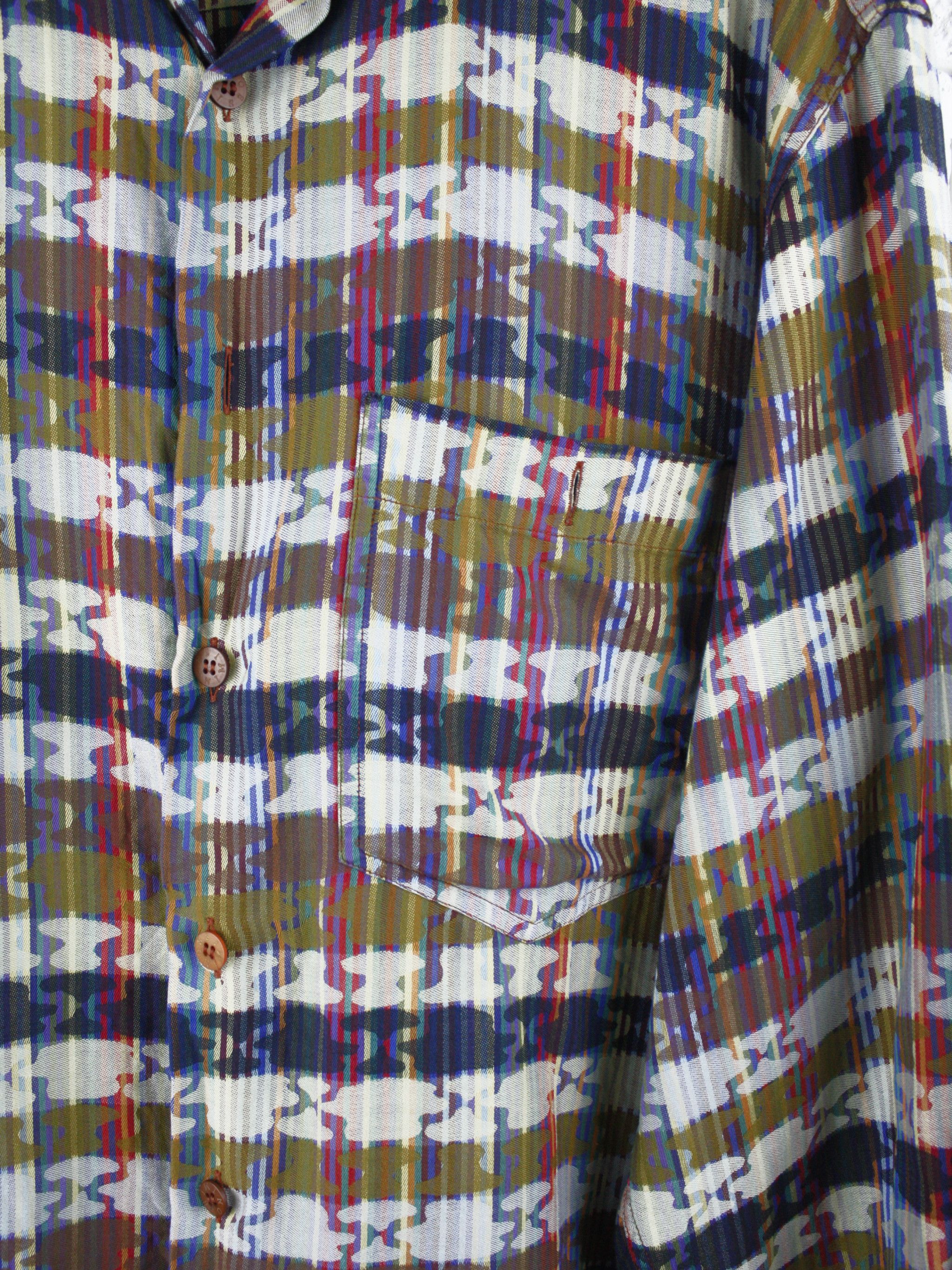 Missoni Missoni Vintage Patterned Button-Up Shirt Size US L / EU 52-54 / 3 - 4 Thumbnail
