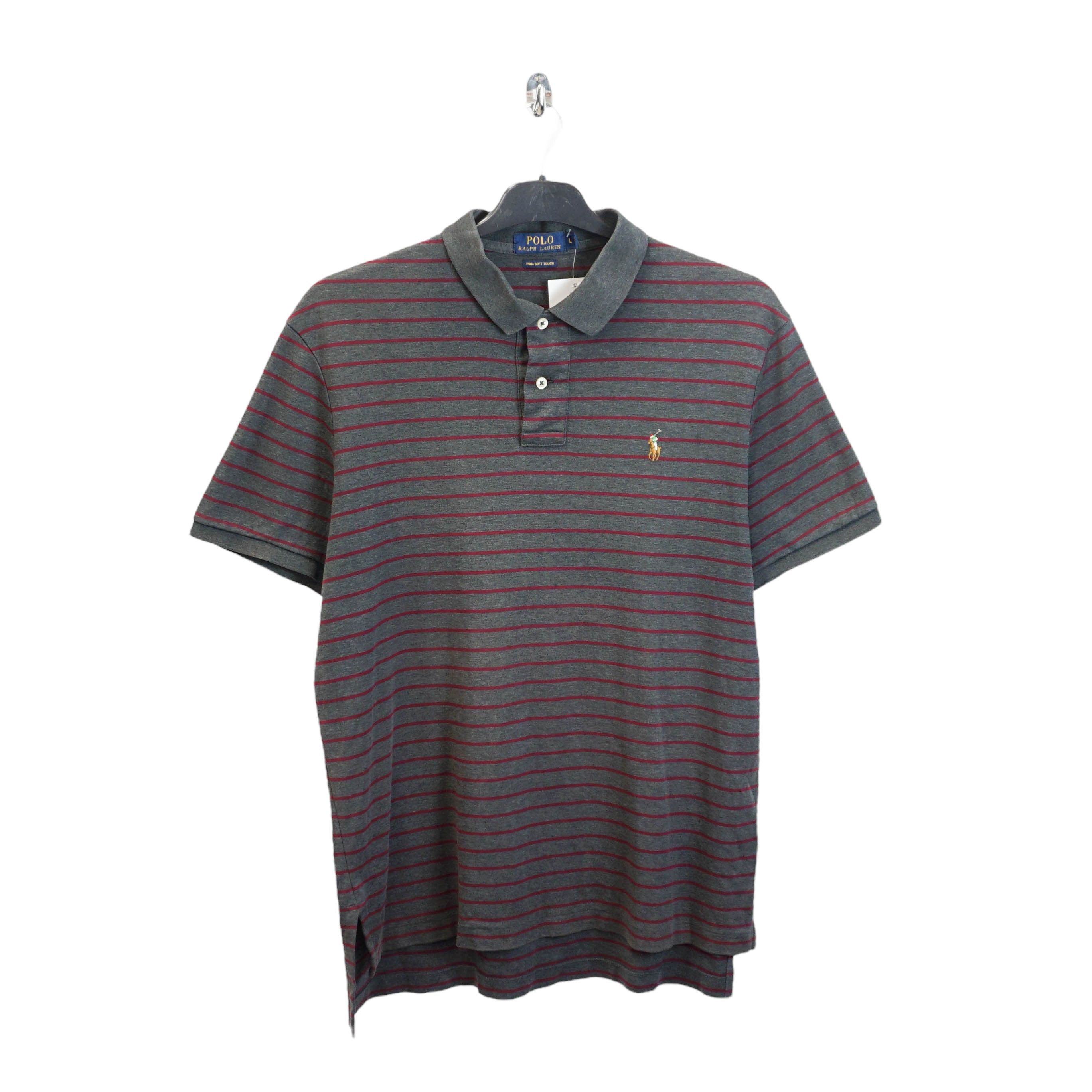 Polo Ralph Lauren Striped Embroidery Essential Polo Shirt Size US L / EU 52-54 / 3 - 1 Thumbnail