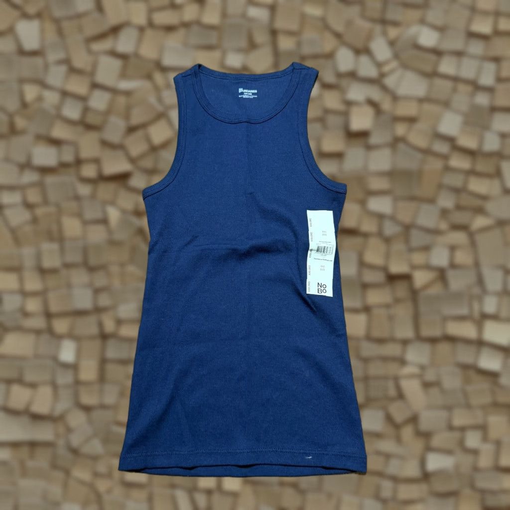 Vintage VINTAGE No Boundaries Tank Top Woman XXS Blue Ribbed NWT Size XXS / US 00 / IT 34 - 1 Thumbnail