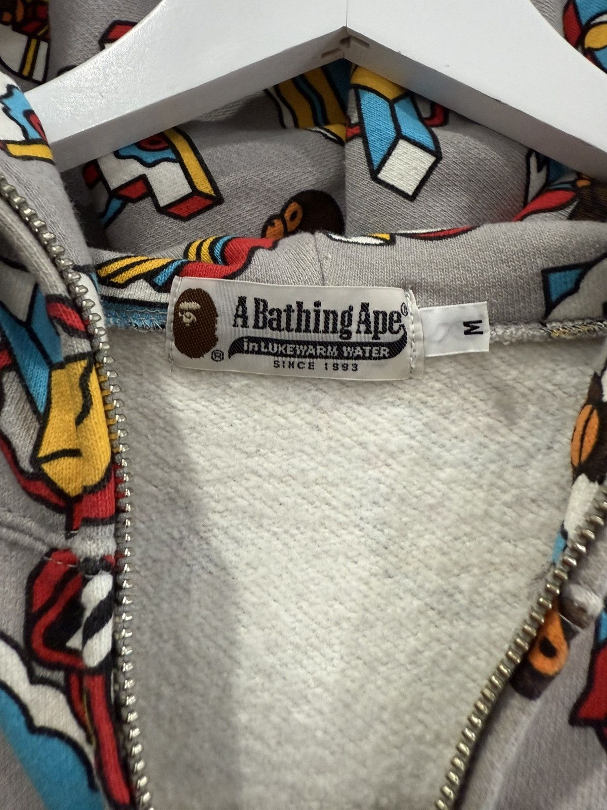 Bape Baby Milo All Over Print Full Zip Up Hoodie Size US M / EU 48-50 / 2 - 4 Thumbnail
