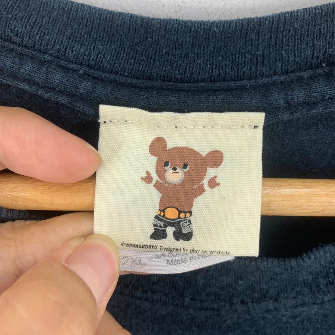 Vintage Vintage MUTA BEAR WRESTLING Keiji Tee Shirt Top Anime Size US XXL / EU 58 / 5 - 3 Thumbnail