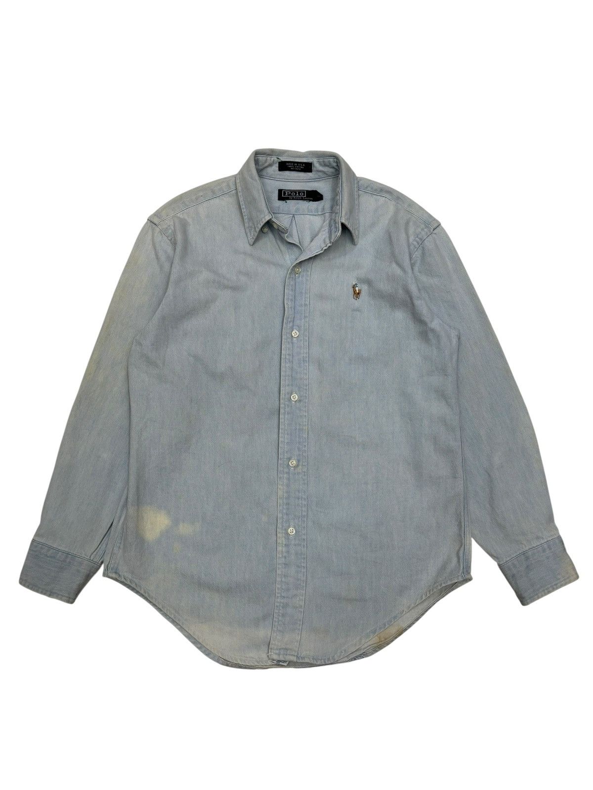 Polo Ralph Lauren Polo Ralph Lauren USA SunFaded Button Up Shirt Size M / US 6-8 / IT 42-44 - 1 Thumbnail