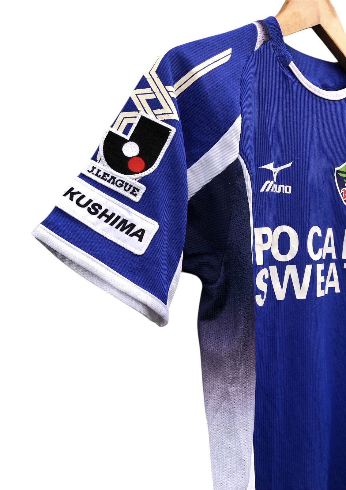 Japanese Brand Tokushima Vortis Jersey by Mizuno Size US S / EU 44-46 / 1 - 9 Thumbnail