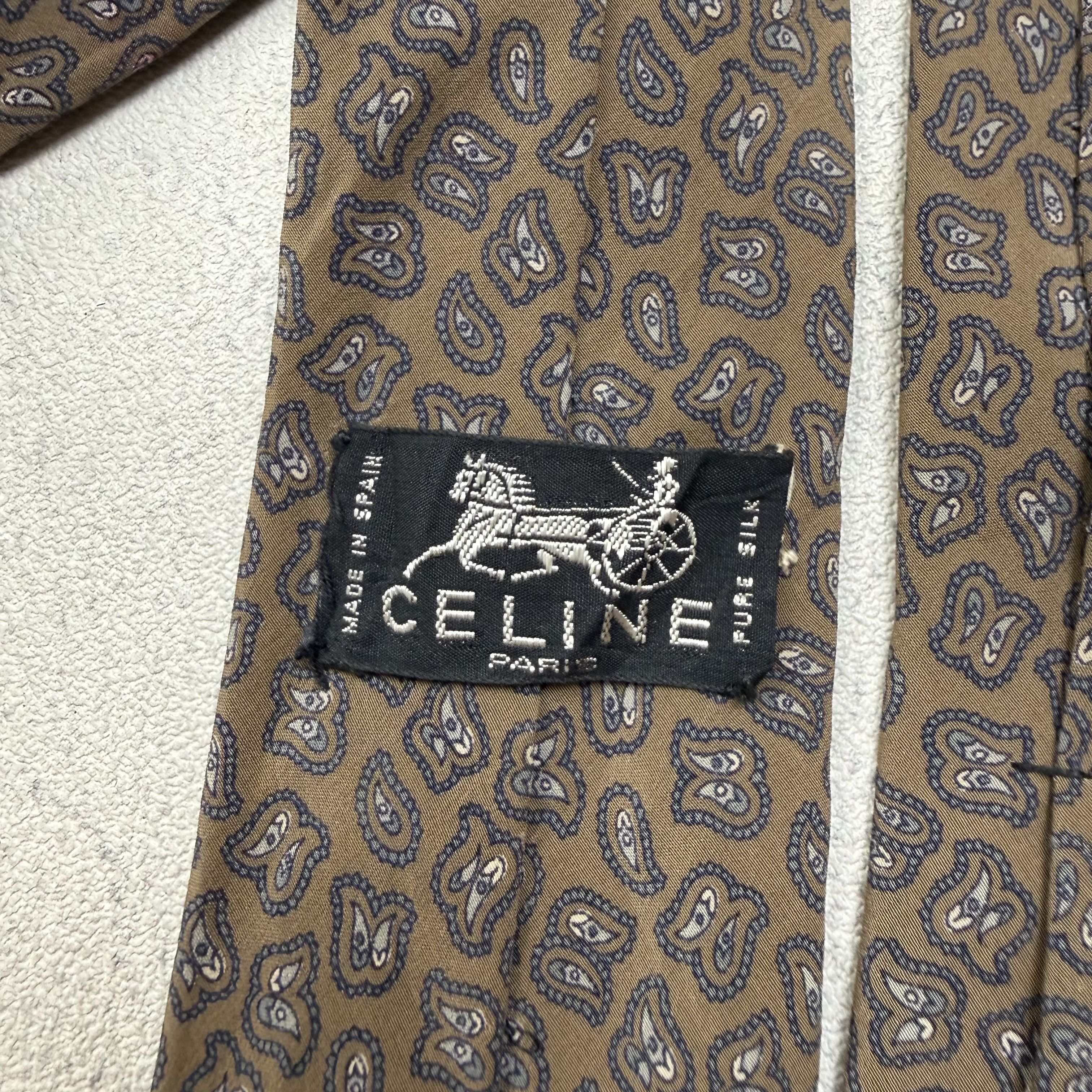 Celine Vintage Celine Silk Ties Size ONE SIZE - 5 Thumbnail