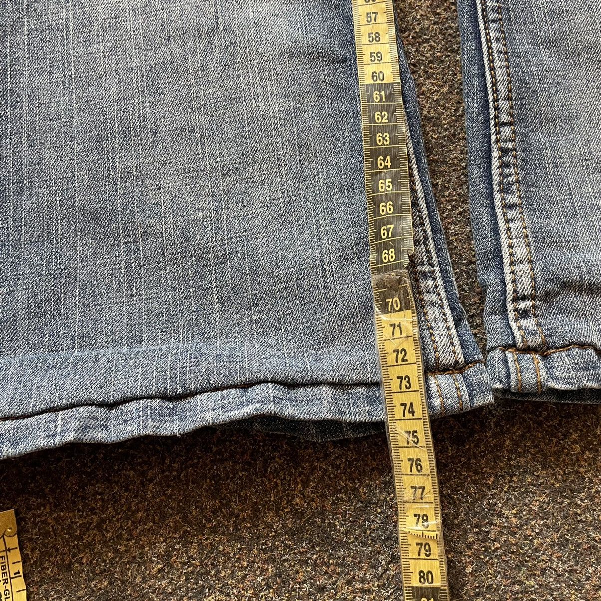 Vintage Vintage Y2K Sun Faded Baggy Flared Jeans Grunge Skater Logo Size 30" / US 8 / IT 44 - 7 Thumbnail