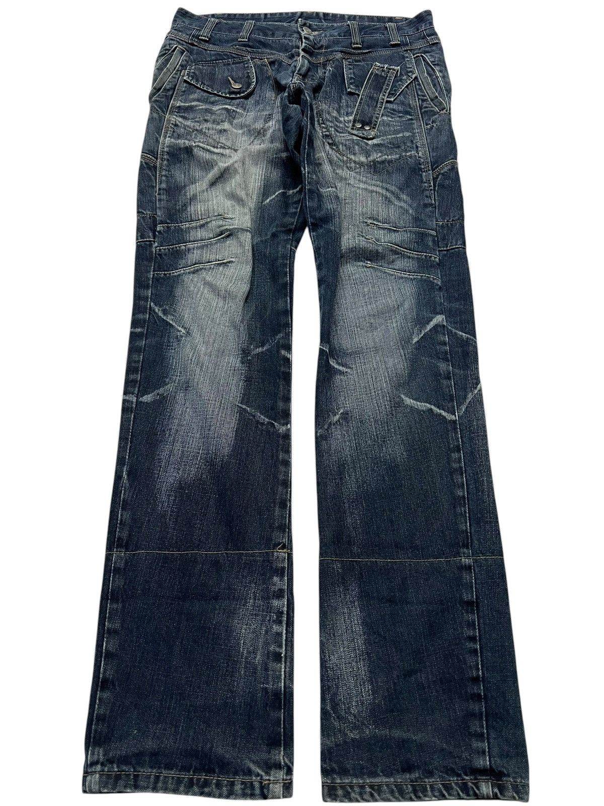 PPFM 🌈Insane PPFM Booze & Pills & Powders Multipocket Punk Jean Size US 34 / EU 50 - 3 Thumbnail