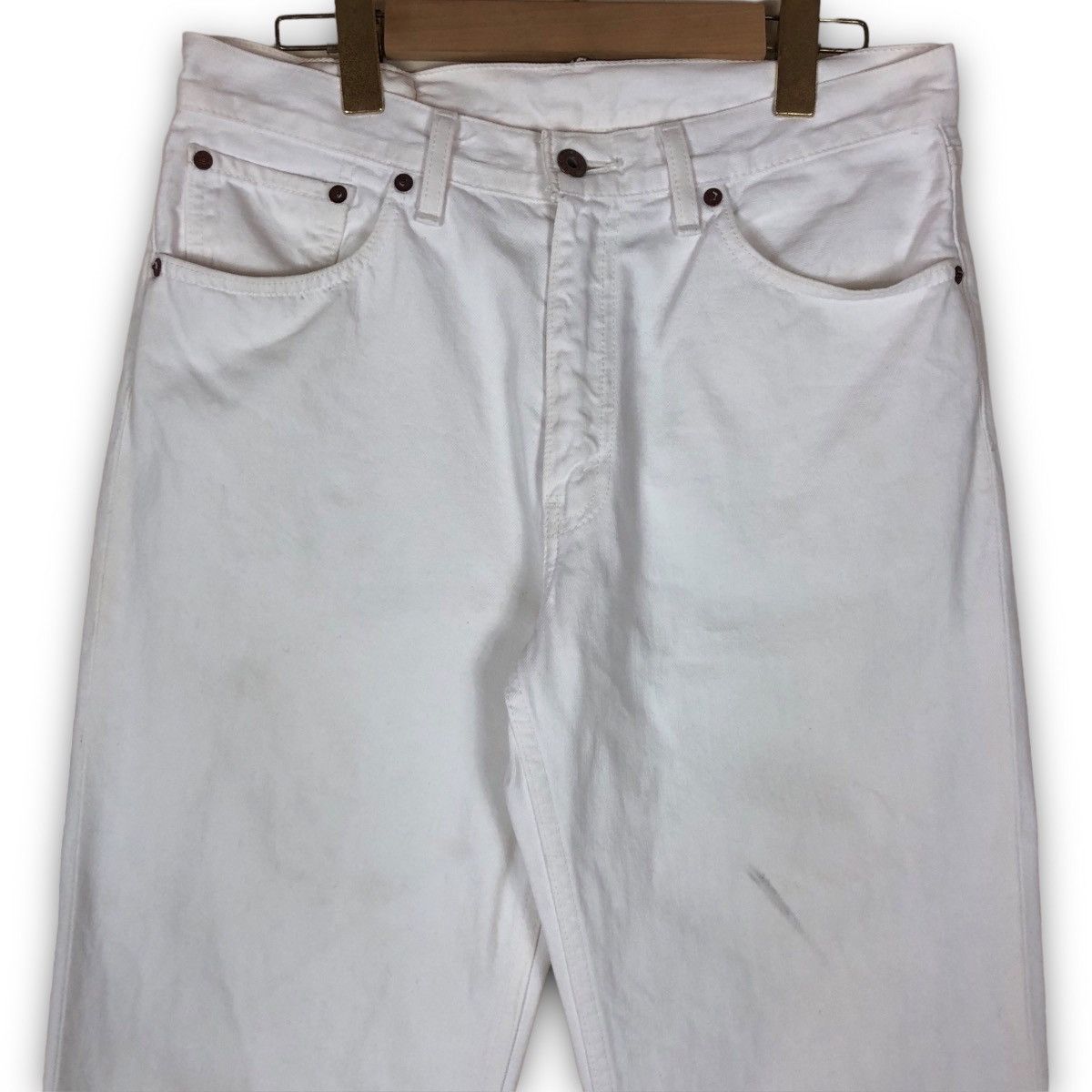 Levi's Vintage Levi’s Distressed Denim Jeans Size US 32 / EU 48 - 2 Thumbnail