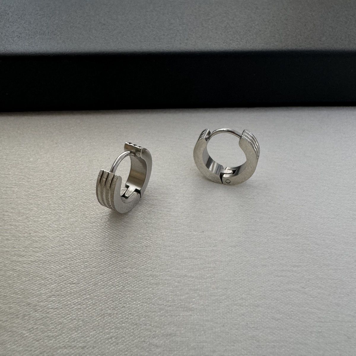 Other 13mm Small Silver Hoop Earrings for Men Women Size ONE SIZE - 3 Thumbnail