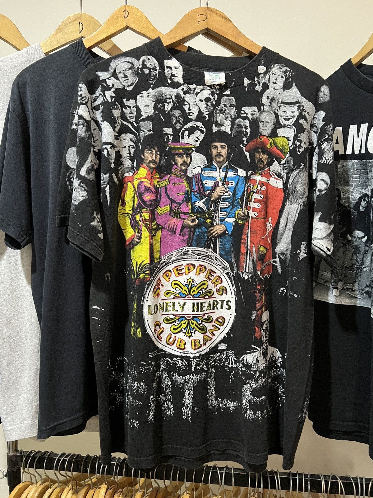 90sヴィンテージ BEATLES Sgt Peppers バンドTシャツ L