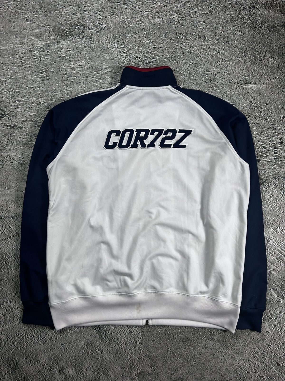 Nike × Vintage Nike Cortez track jacket zip sweatshirt vintage 2000s white Size US L / EU 52-54 / 3 - 7 Thumbnail