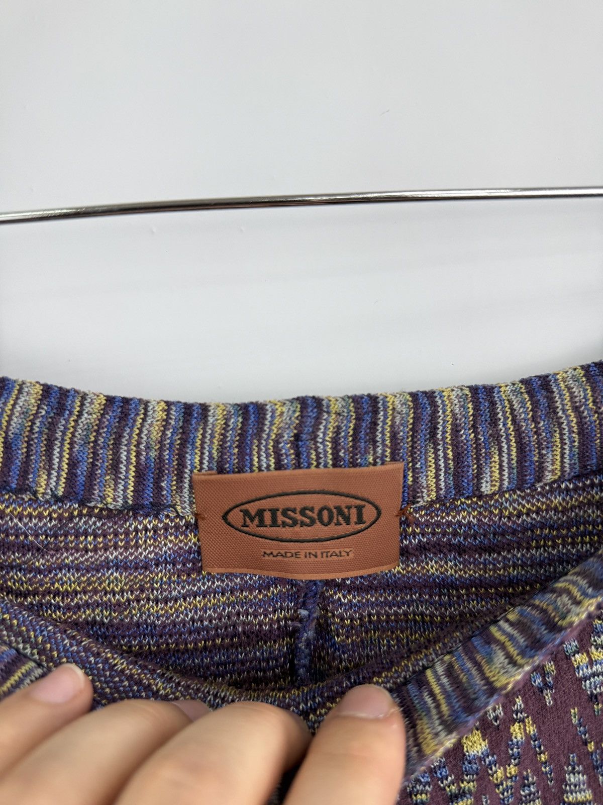 Missoni 🇮🇹 Vintage 90s Missoni Skirt Rare Retro Y2K Hype Size 27" / US 4 / IT 40 - 4 Thumbnail