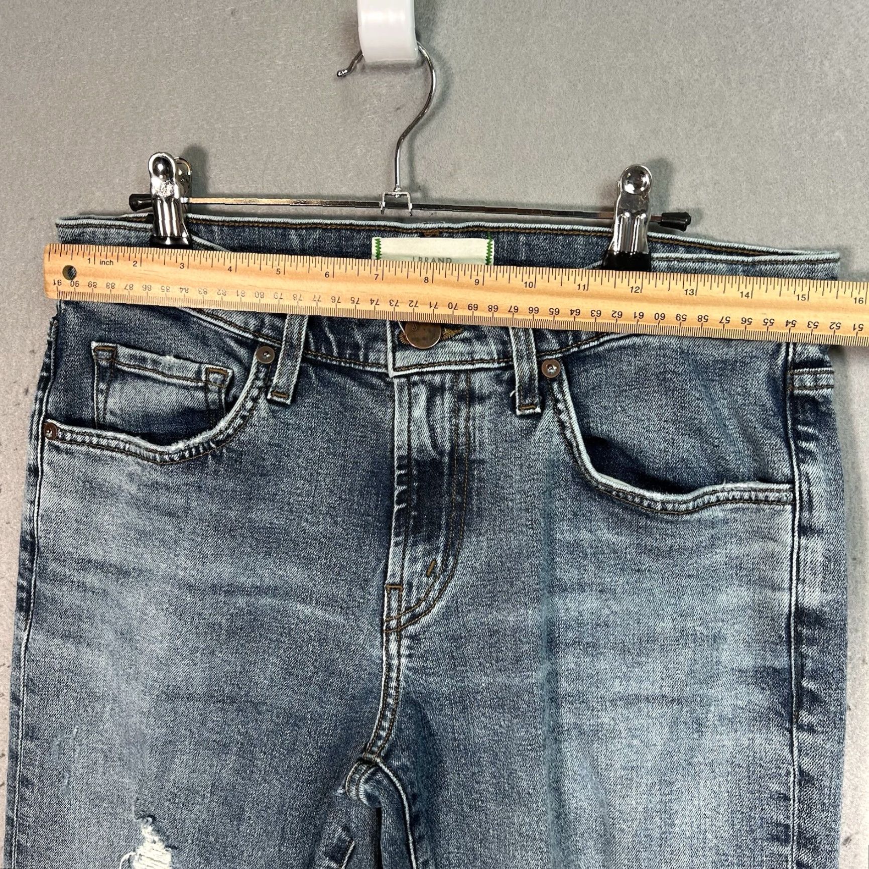 J Brand J Brand Jeans Womens Size 32 Blue Tapered Leg Medium Wash Denim Womens Size 24" / US 00 / IT 34 - 3 Thumbnail