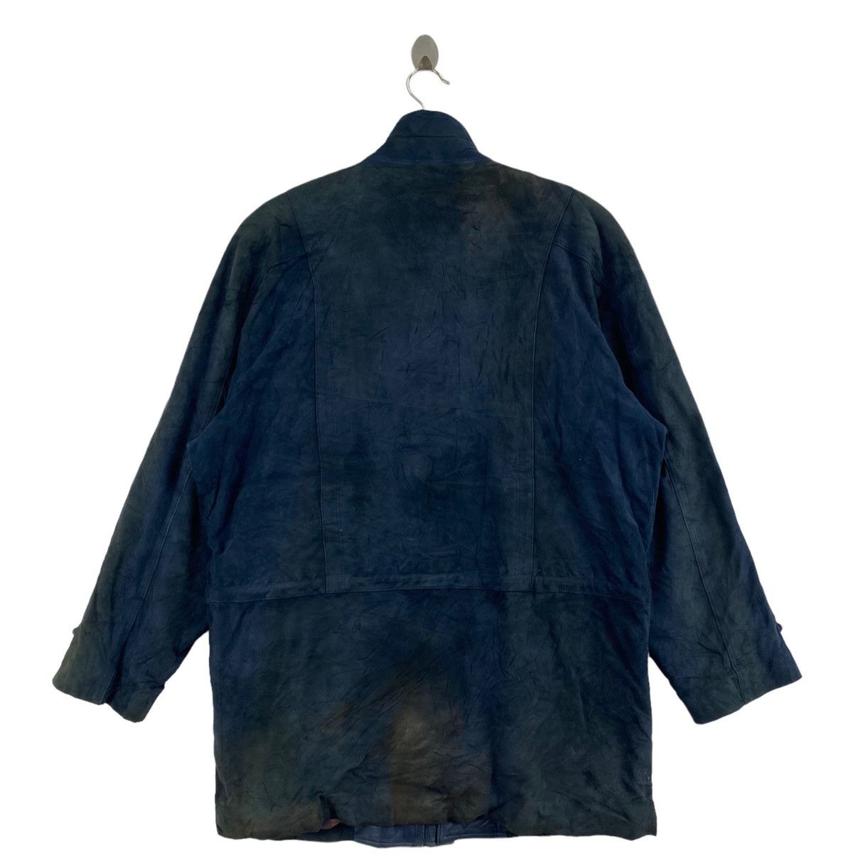 Lanvin × Vintage Vintage LANVIN PARIS Velvet And Leather Multi Pockets Button Size US L / EU 52-54 / 3 - 4 Thumbnail