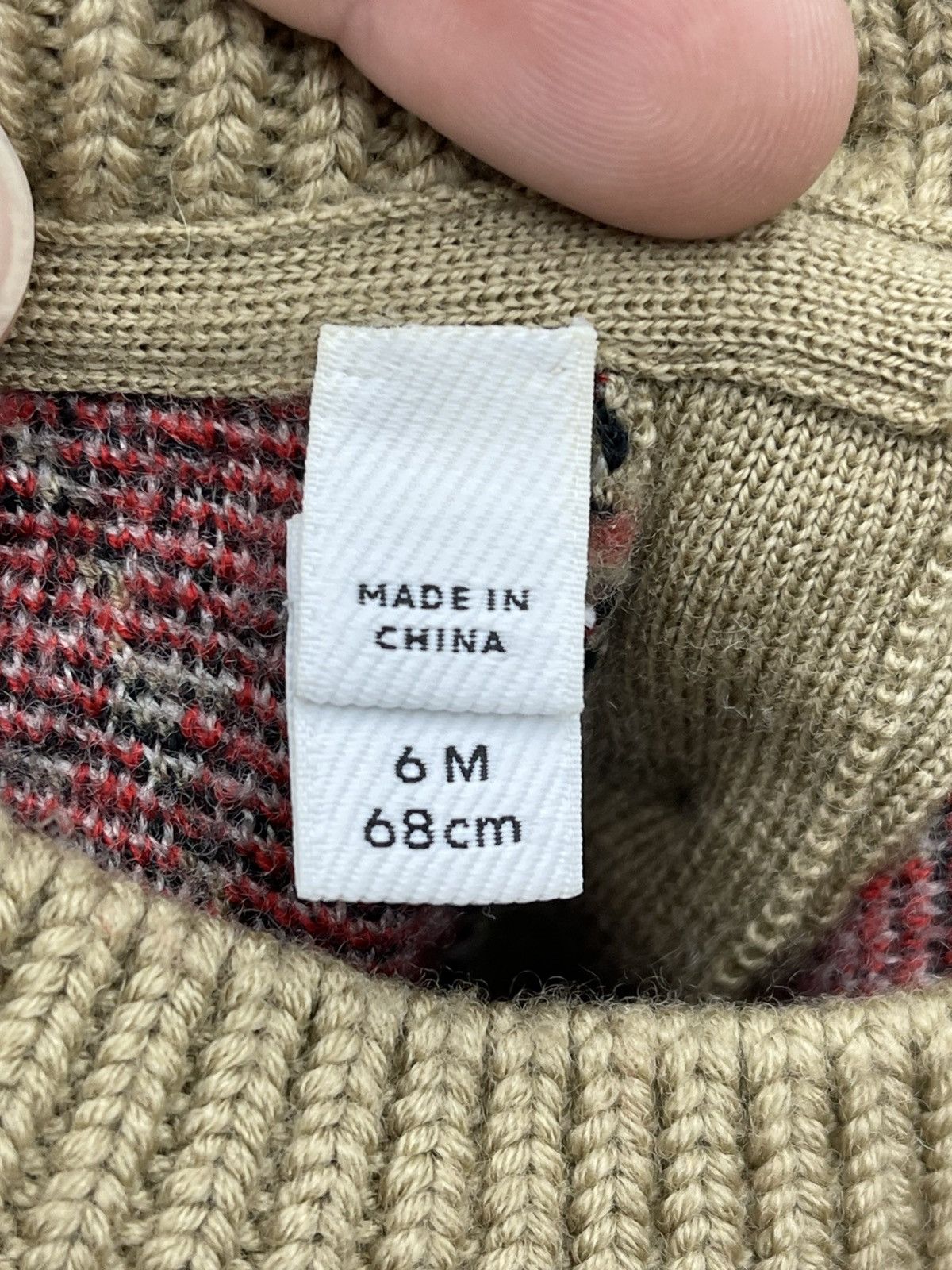 Burberry Size 6m - Burberry Plaid Button Up Crewneck Kids Size US XXS / EU 40 - 5 Thumbnail