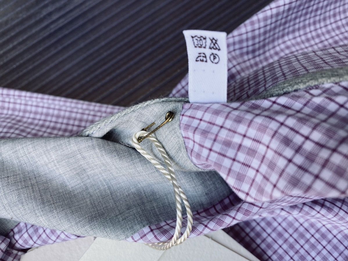 Brunello Cucinelli Brunello Cucinelli 🇮🇹 pink check button up dress shirt XL NWT Size US XL / EU 56 / 4 - 12 Thumbnail