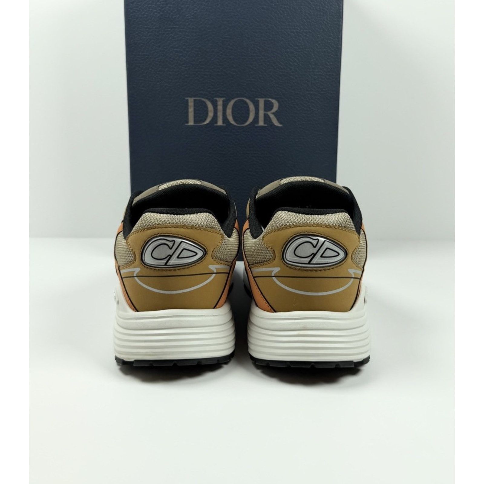 Dior Size 43EU/10US - Dior B30 Brown Orange Sneakers Size US 10 / EU 43 - 4 Thumbnail