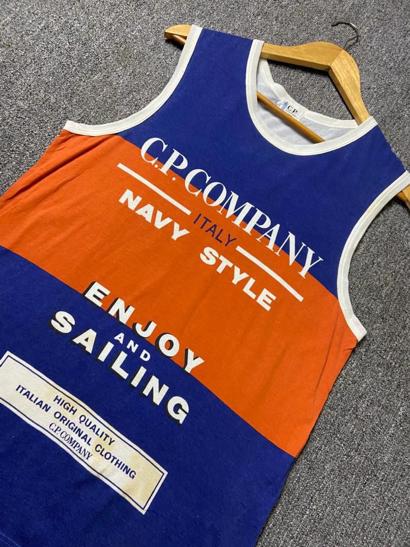 C.P. Company C.P Company Enjoy & Sailing Tank Top Shirt (182) Size US XXS / EU 40 - 7 Thumbnail