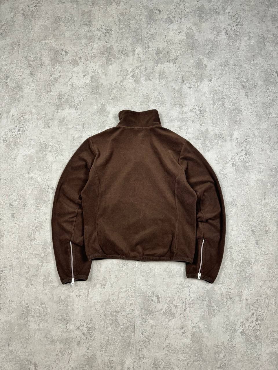 Nike Vintage Nike Brown Fleece Zip Size L / US 10 / IT 46 - 9 Thumbnail