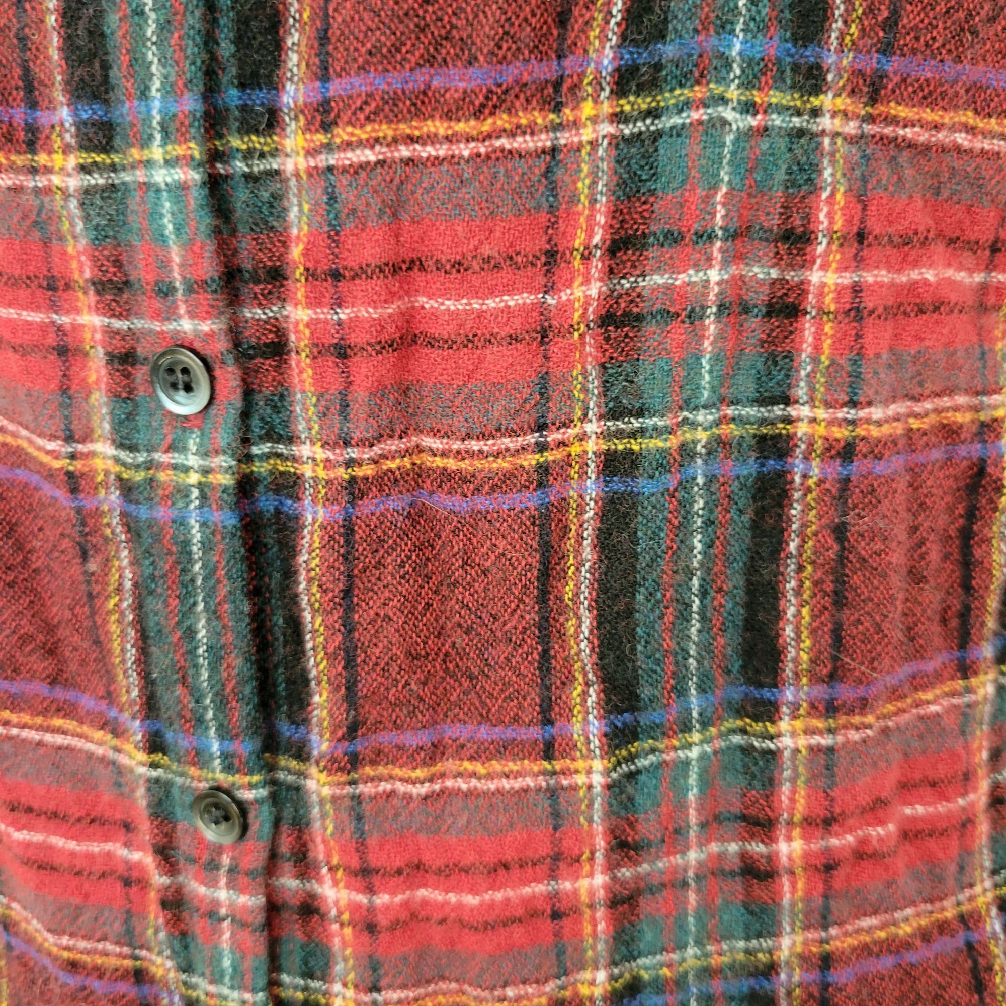Madewell Madewell Red Tartan Plaid Button Up CENTRAL Shirt S Wool Boy Size S / US 4 / IT 40 - 6 Thumbnail