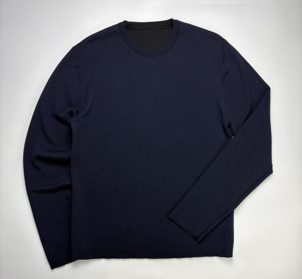 Issey Miyake Main Line Issey Miyake Wool Reversible Knit Sweater Size US L / EU 52-54 / 3 - 9 Thumbnail