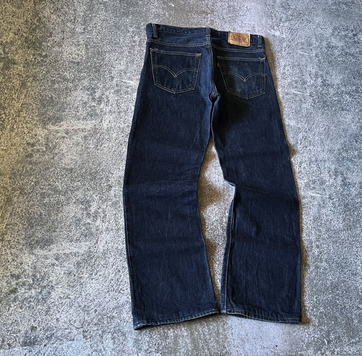 Levi's Crazy Levi’s Japanese navy denim bootcut y2k vintage jeans Size US 32 / EU 48 - 2 Thumbnail