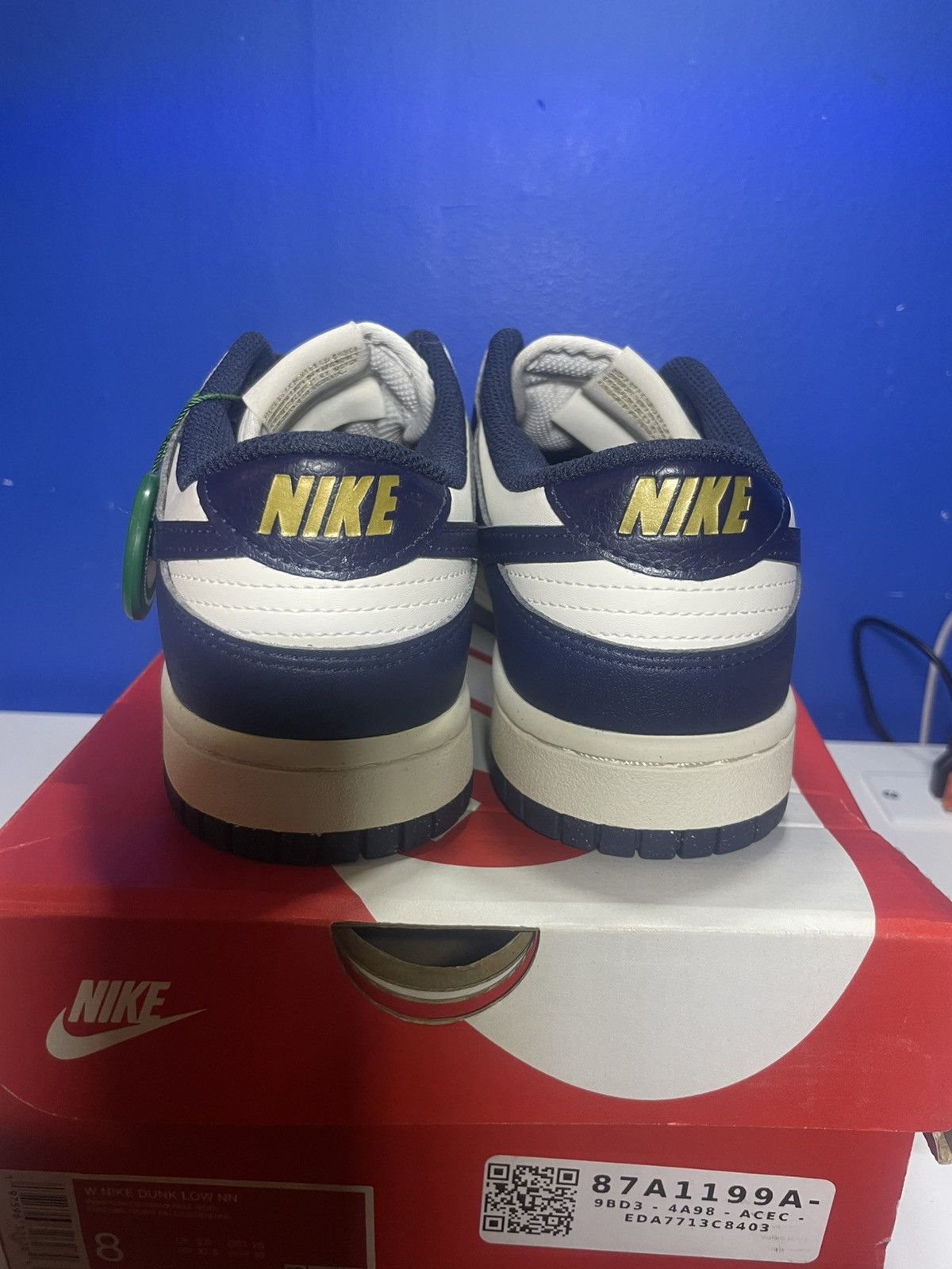 Nike Nike Dunk Low Next Nature Gold/Obsidian Size US 8 / IT 38 - 6 Thumbnail