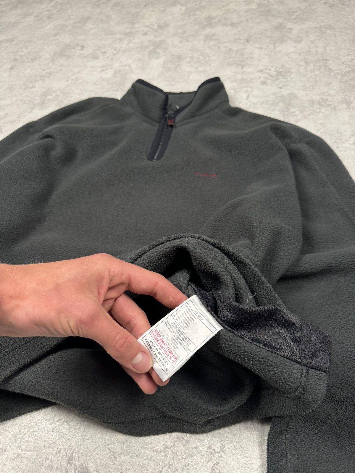 Nike Vintage Nike Y2K Fleece Sweatshirt 1/4 Zip Size M Size US M / EU 48-50 / 2 - 10 Thumbnail