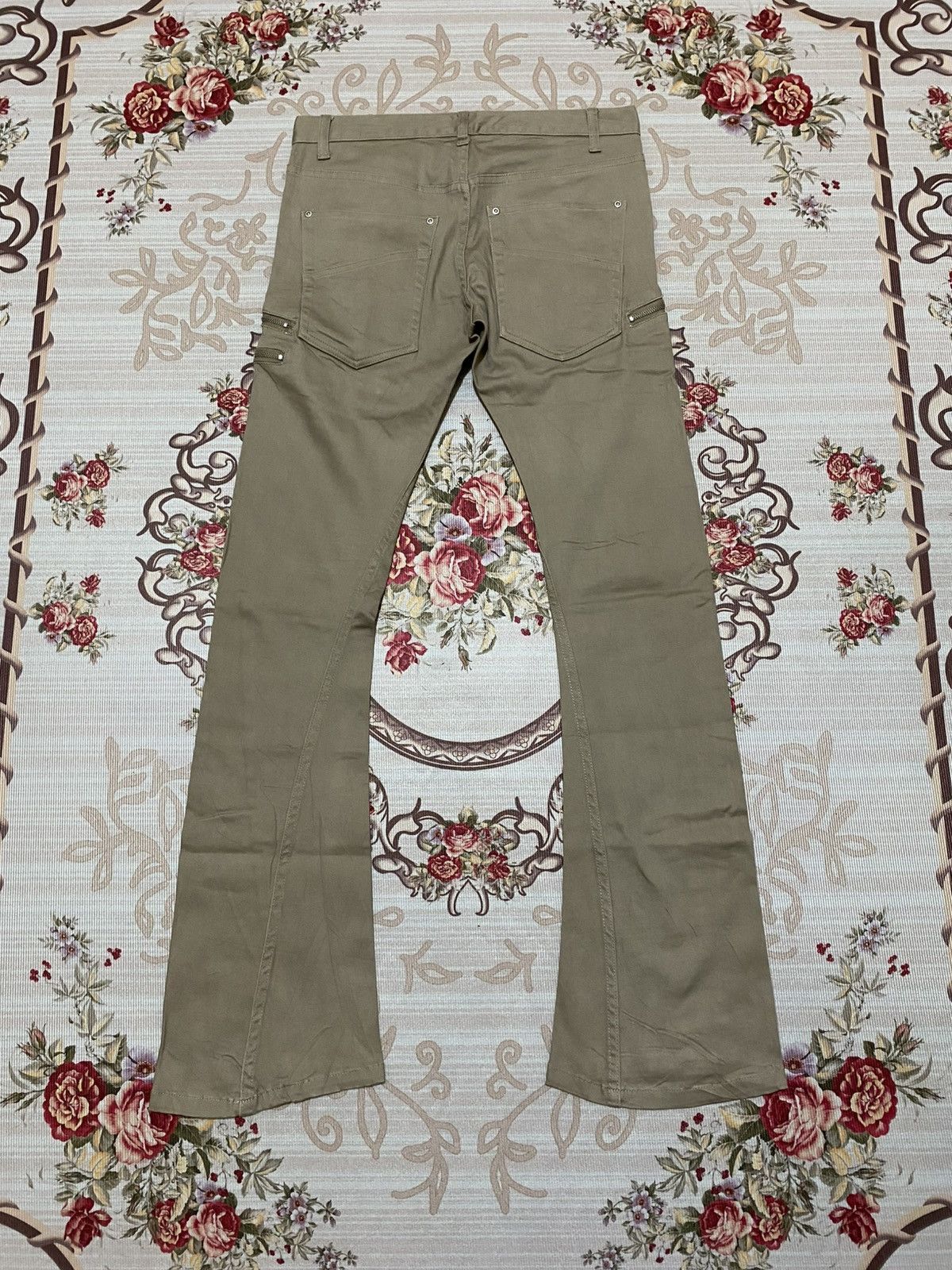 Japanese Brand Y2K Bike + Star Multipocket Flare Pants Size US 32 / EU 48 - 11 Thumbnail