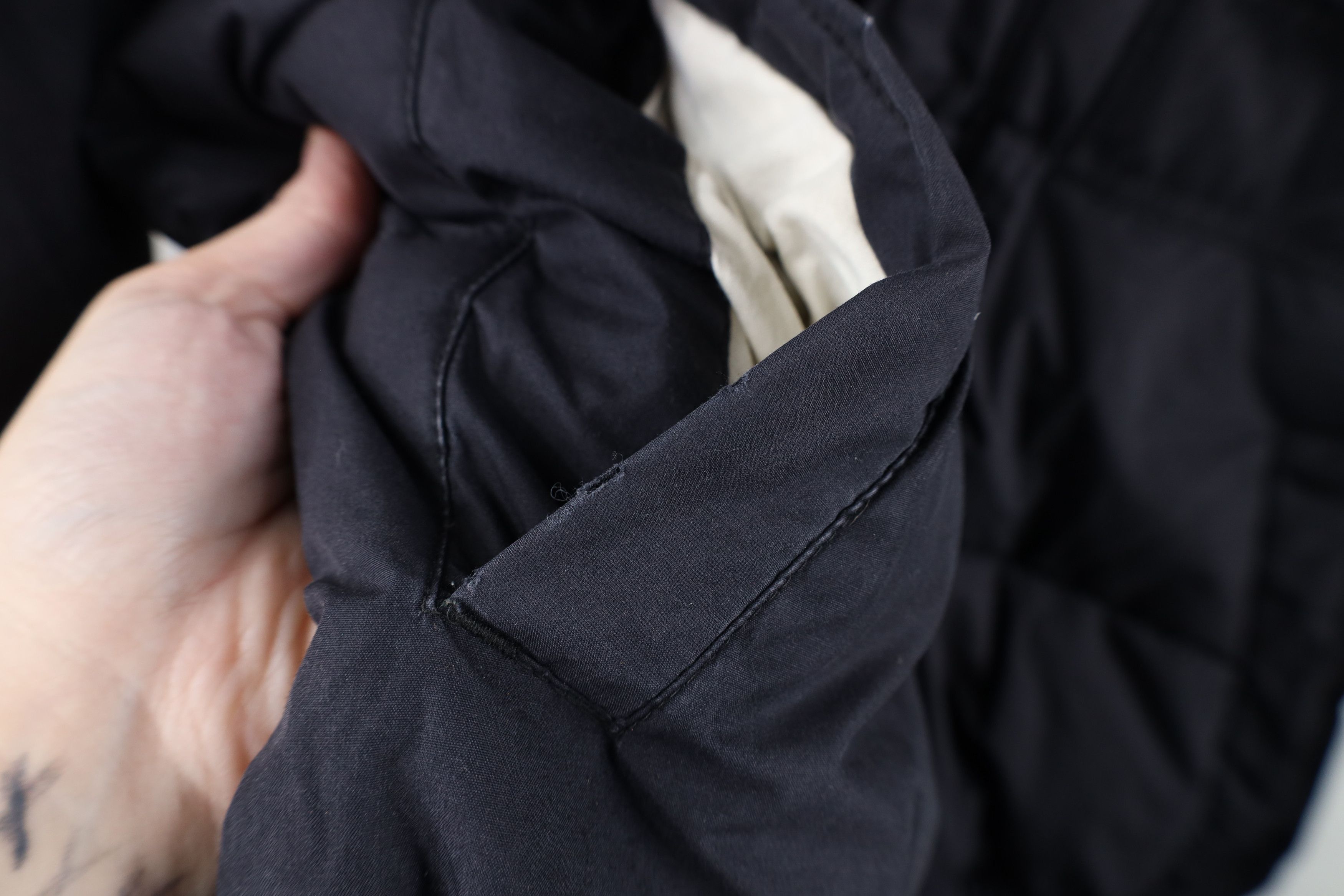 Vintage Vintage 90s Streetwear Duck Down Puffer Jacket Charcoal Gray Size US L / EU 52-54 / 3 - 6 Thumbnail