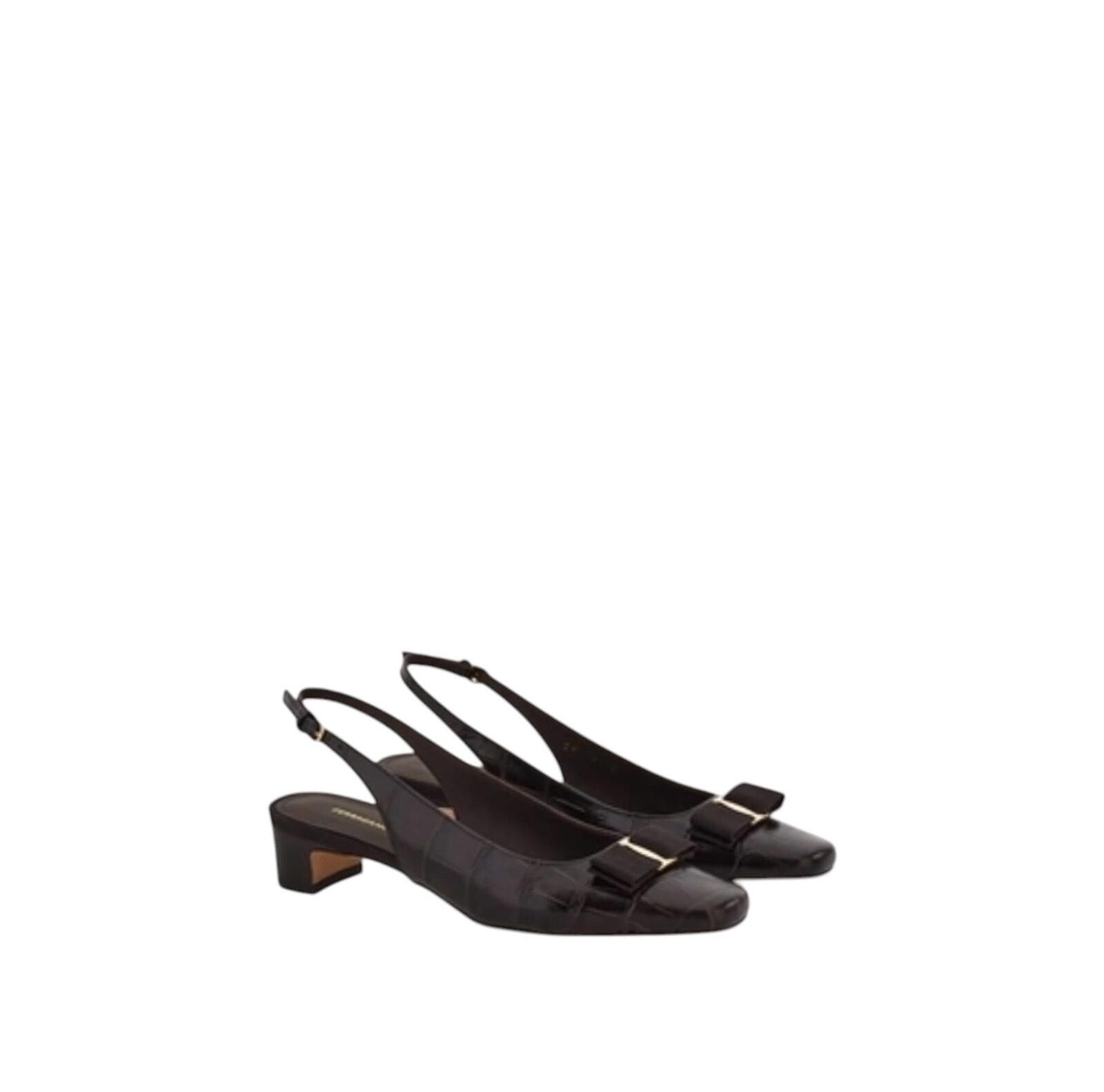 Salvatore Ferragamo Ferragamo Iconic Bow Slingback Size ONE SIZE - 2 Thumbnail