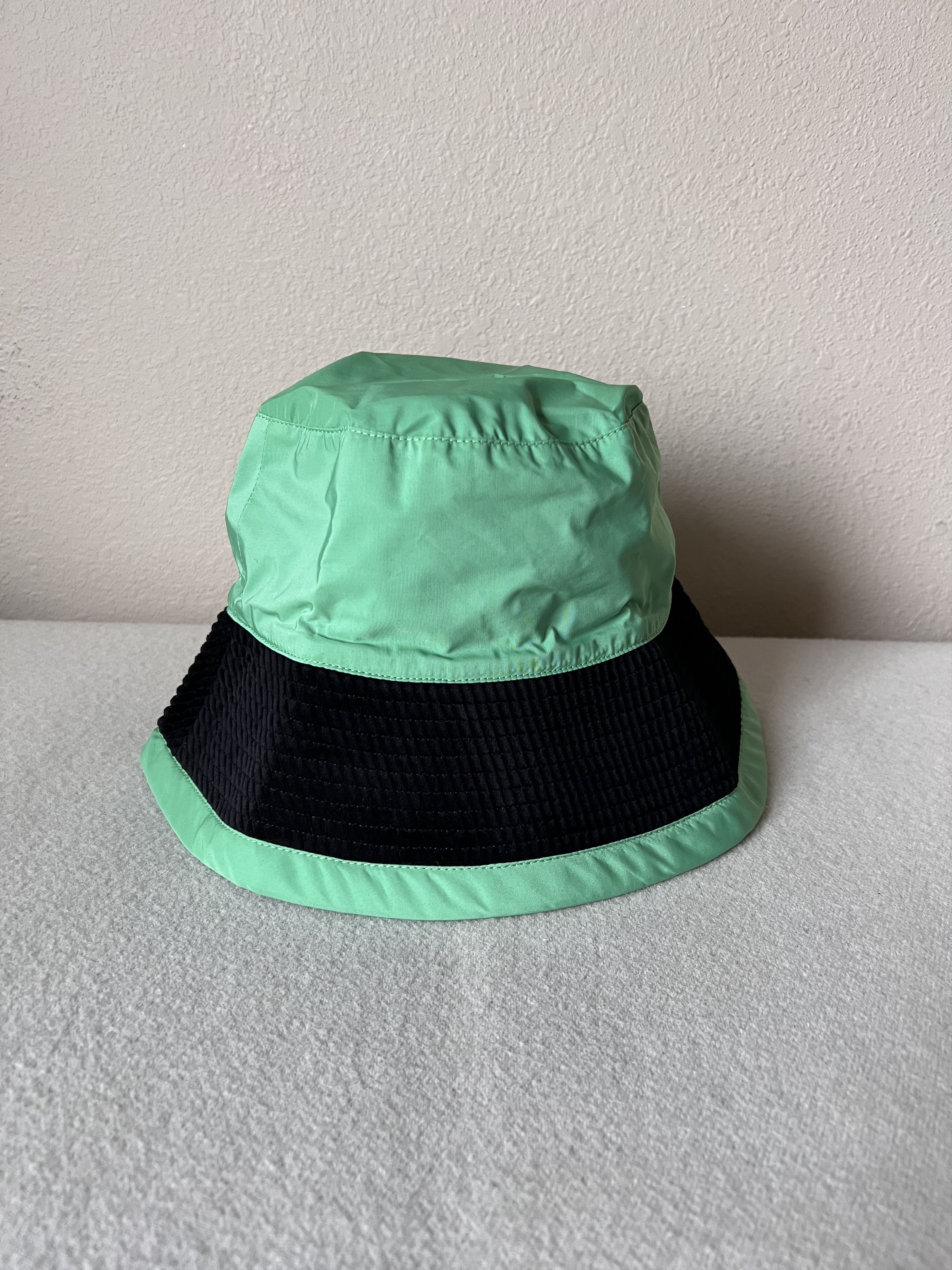 Bode Bode Waled Bucket Hat in Green Black Size ONE SIZE - 2 Thumbnail