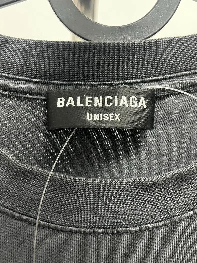 Balenciaga Balenciaga Black Washed Distressed Embroidered BB Short Sl Size US L / EU 52-54 / 3 - 4 Thumbnail