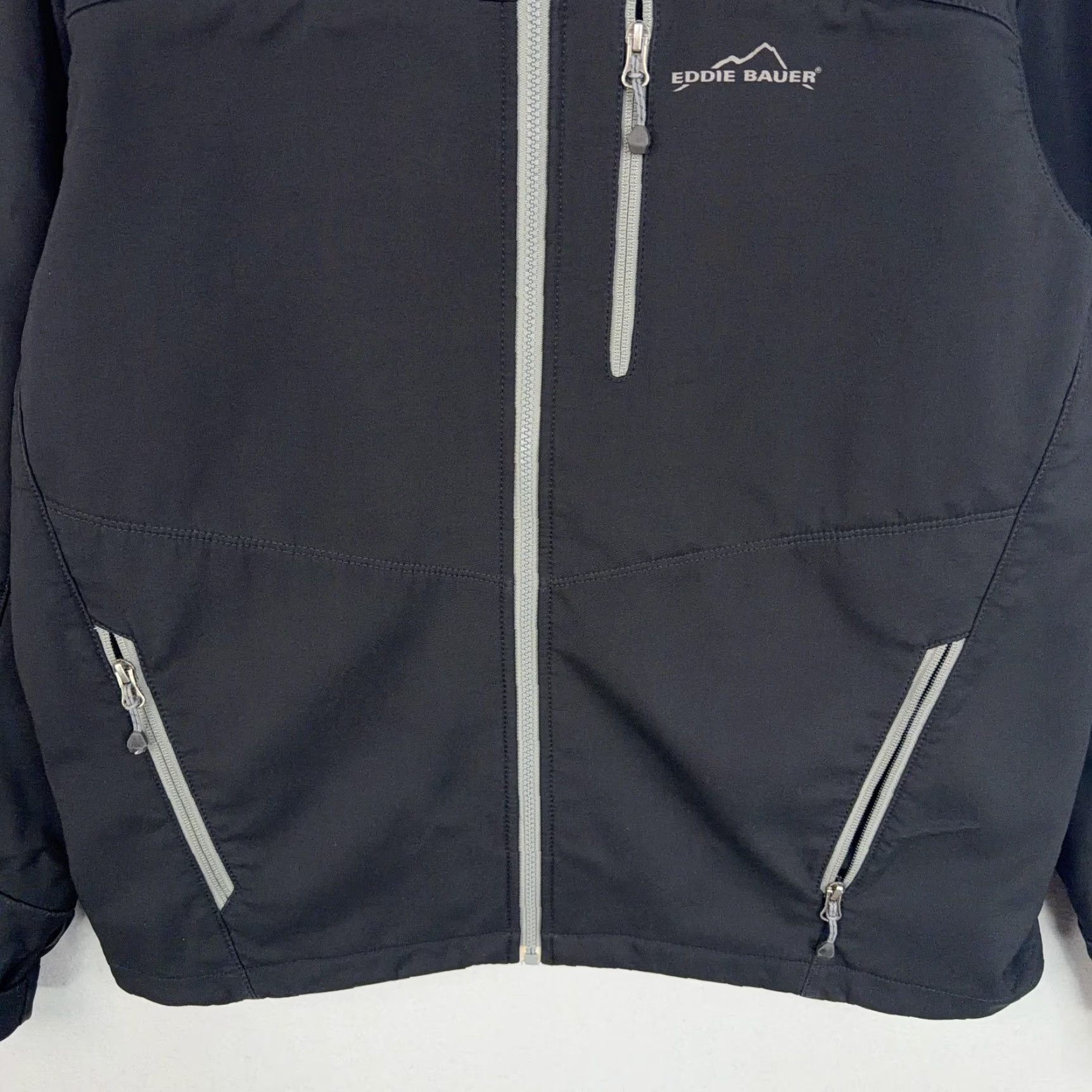 Eddie Bauer Eddie Bauer Jacket Mens L Black 365 Softshell Full Zip Hiking Outdoor Windbreaker Regular L Mens Size US L / EU 52-54 / 3 - 3 Thumbnail