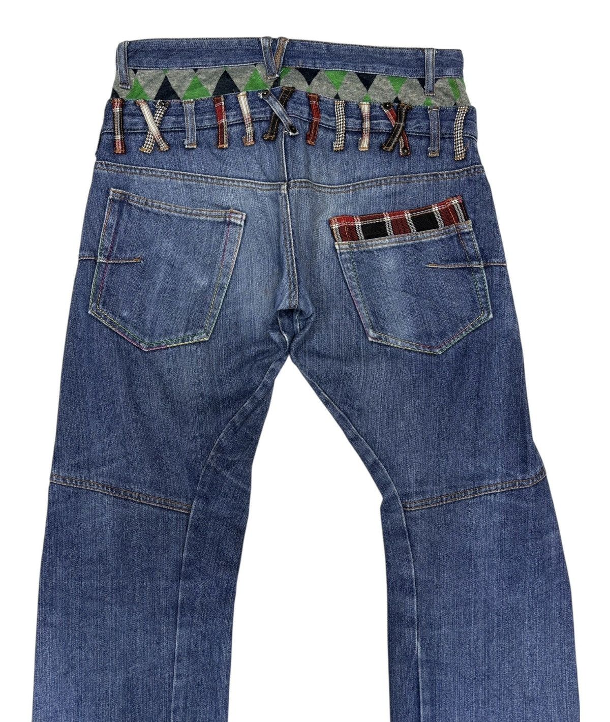 Hysteric Glamour × Undercover 🔥DOUBLE WAIST DENIM BEACH SOUND PPFM STYLE DESIGN JEANS Size US 33 - 8 Thumbnail