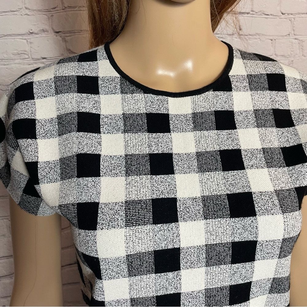 Theory Theory Seblyn Magnified Plaid Crop Top Size S Size S / US 4 / IT 40 - 3 Thumbnail