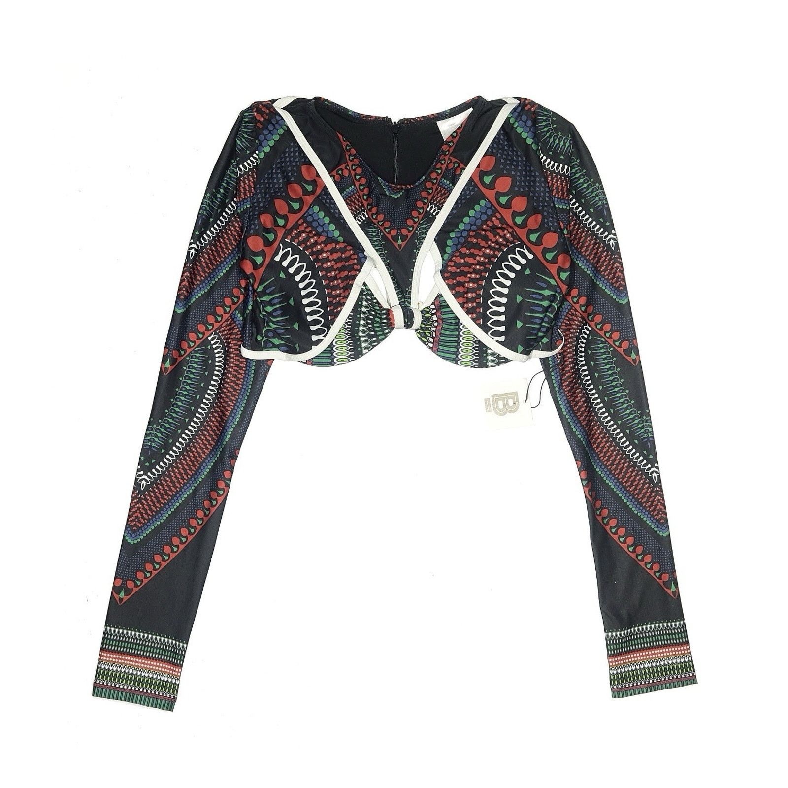 Other NWT B Fyne Printed Long Sleeve Swimsuit Coverup Rashguard M Size M / US 6-8 / IT 42-44 - 1 Thumbnail
