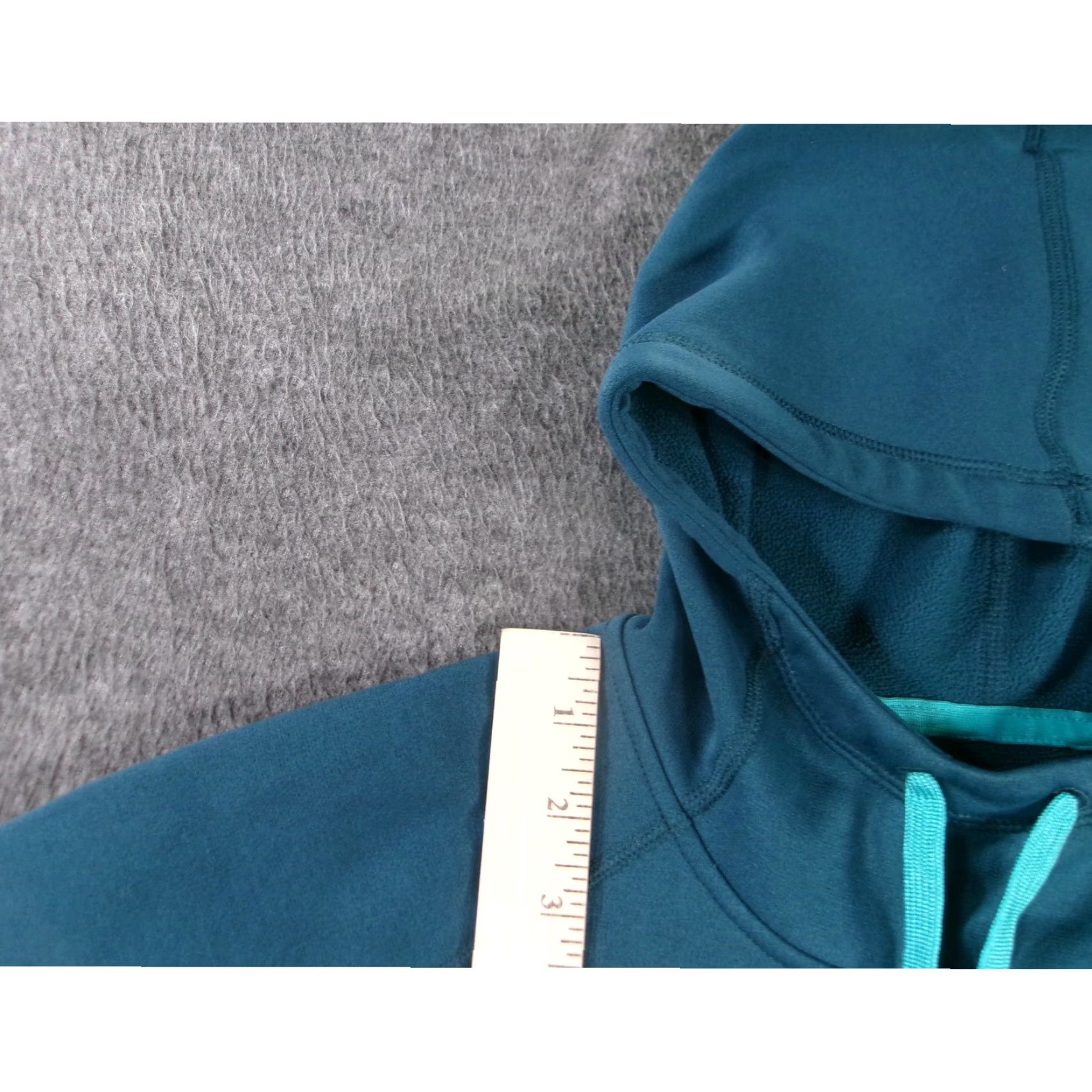 Nike VINTAGE Nike Sweatshirt Women L Teal All Time Fleece Therma Fit Pullover Hoodie Logo Size L / US 10 / IT 46 - 6 Thumbnail