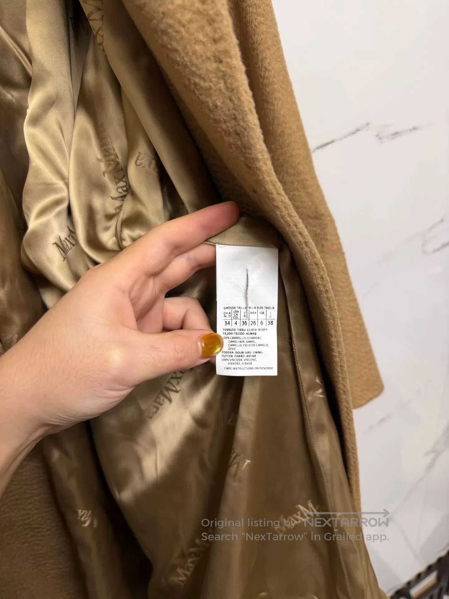 Max Mara Max Mara Khaki Coat Size 38. Size S / US 4 / IT 40 - 5 Thumbnail