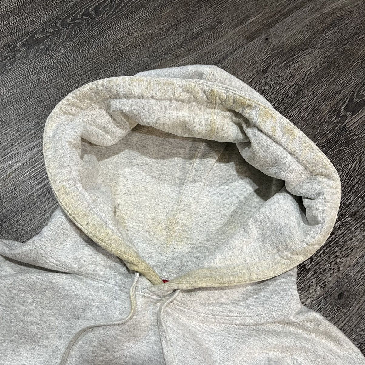 Supreme Supreme FW15 LOGO RIB HOODED SWEATERSHIRT Grey Size US XL / EU 56 / 4 - 12 Thumbnail