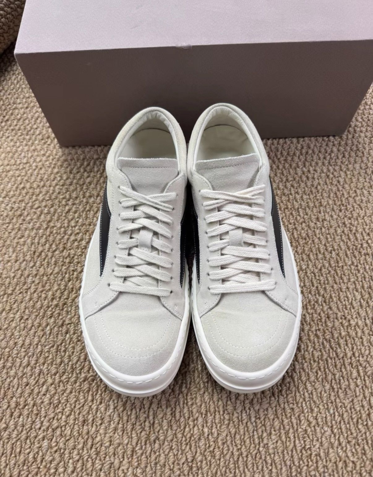 Rick Owens Rick Owens RO Luxor Main Line Suede Vans Style K37 Size US 6.5 / EU 39-40 - 2 Thumbnail
