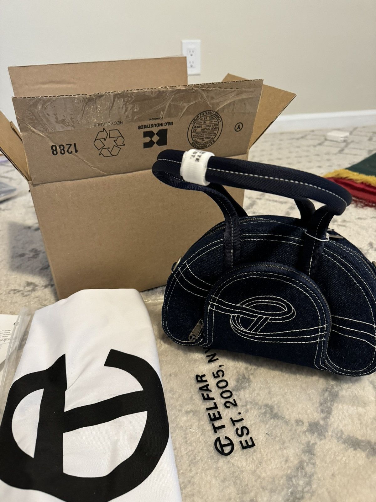 Telfar telfar denim dumpling bag Size ONE SIZE - 1 Thumbnail