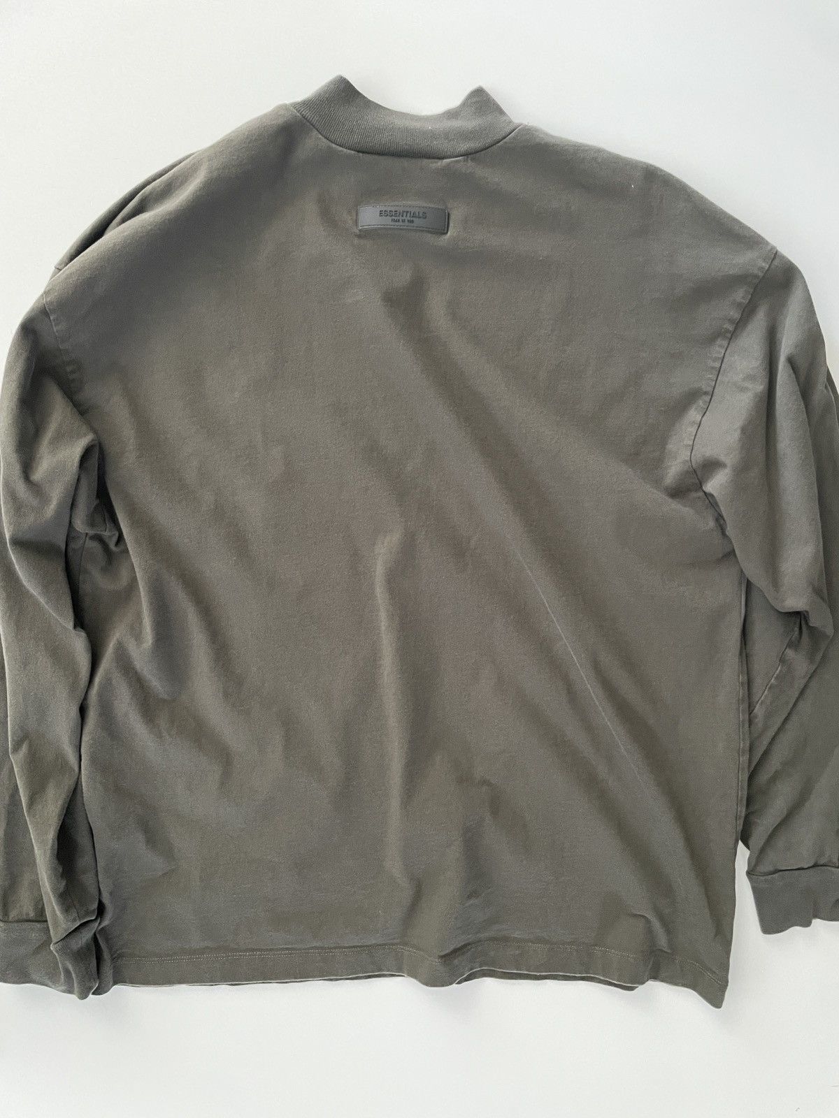 Essentials × Fear of God Fear of God Essentials Long Sleeve T-Shit Mock Neck Green Size US M / EU 48-50 / 2 - 3 Thumbnail